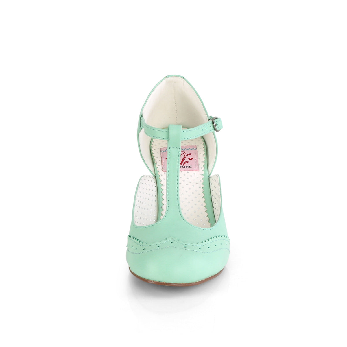 Pin Up Couture Bombas para mujer FLAPPER-26 menta de piel sintética