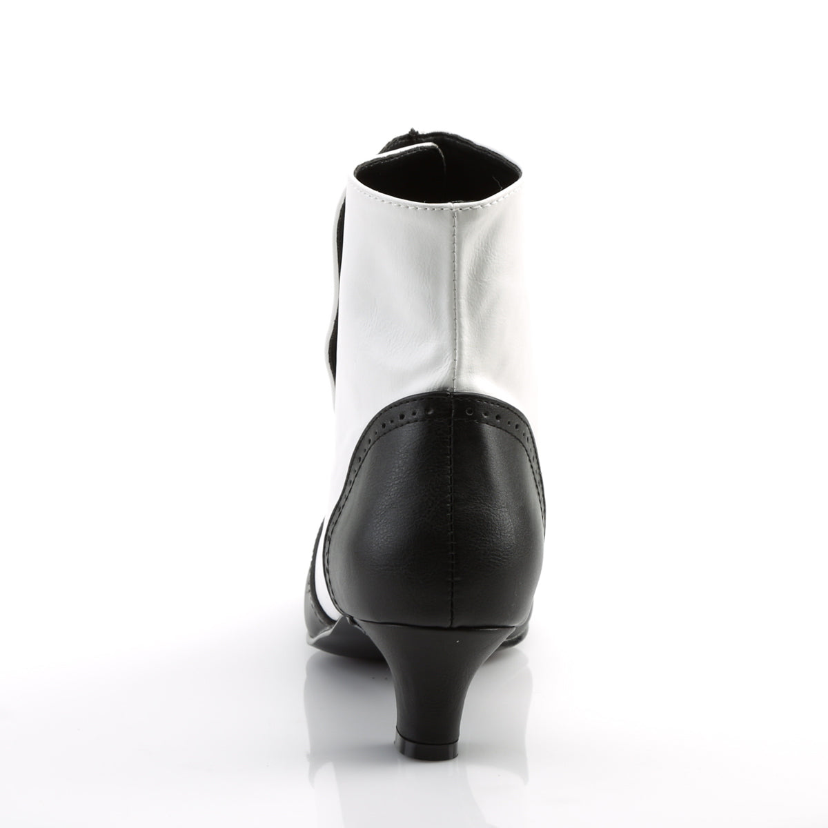 Bordello Botas de mujer FLORA-1023 wht-blk pu