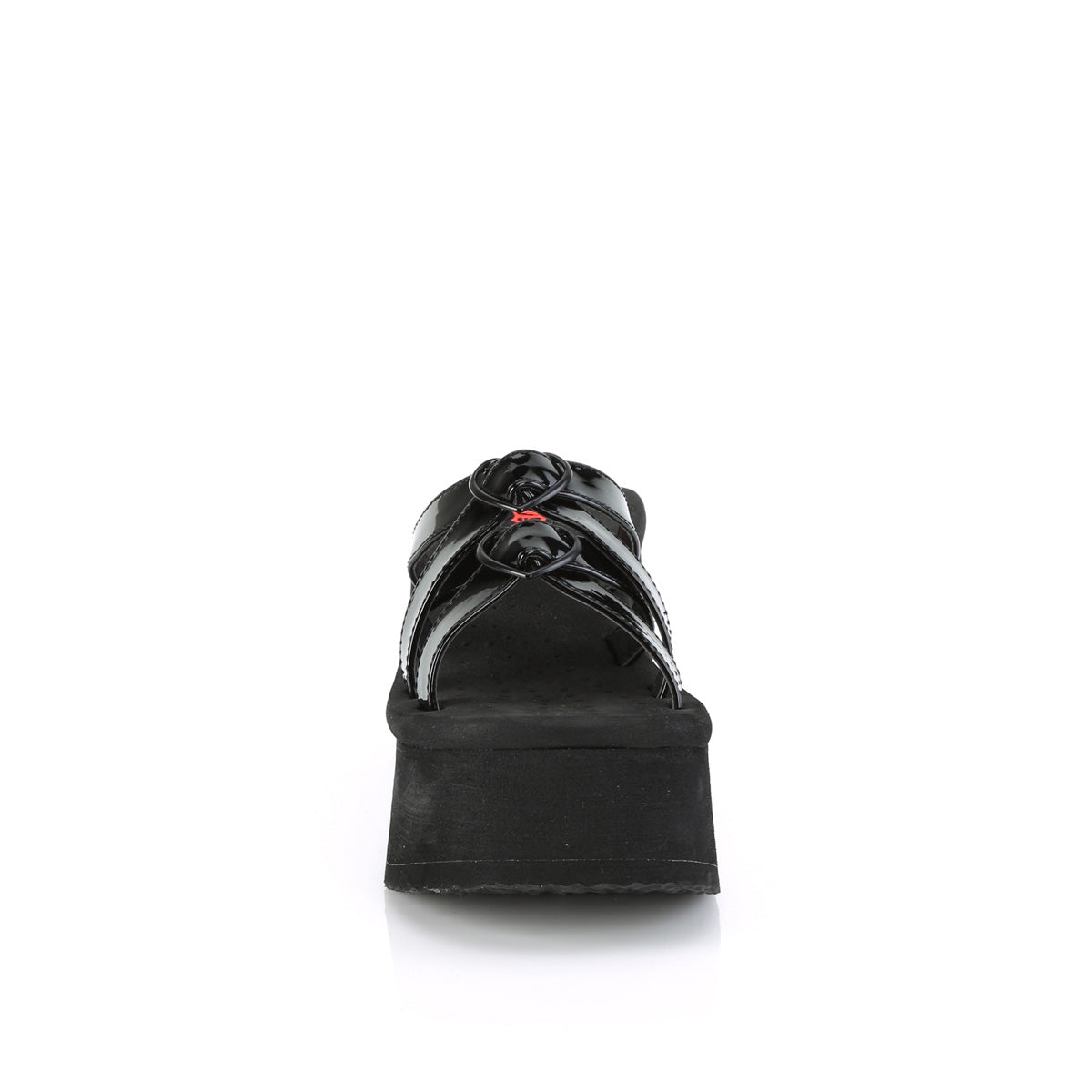 DemoniaCult Sandalias FUNN-15 Blk Pat
