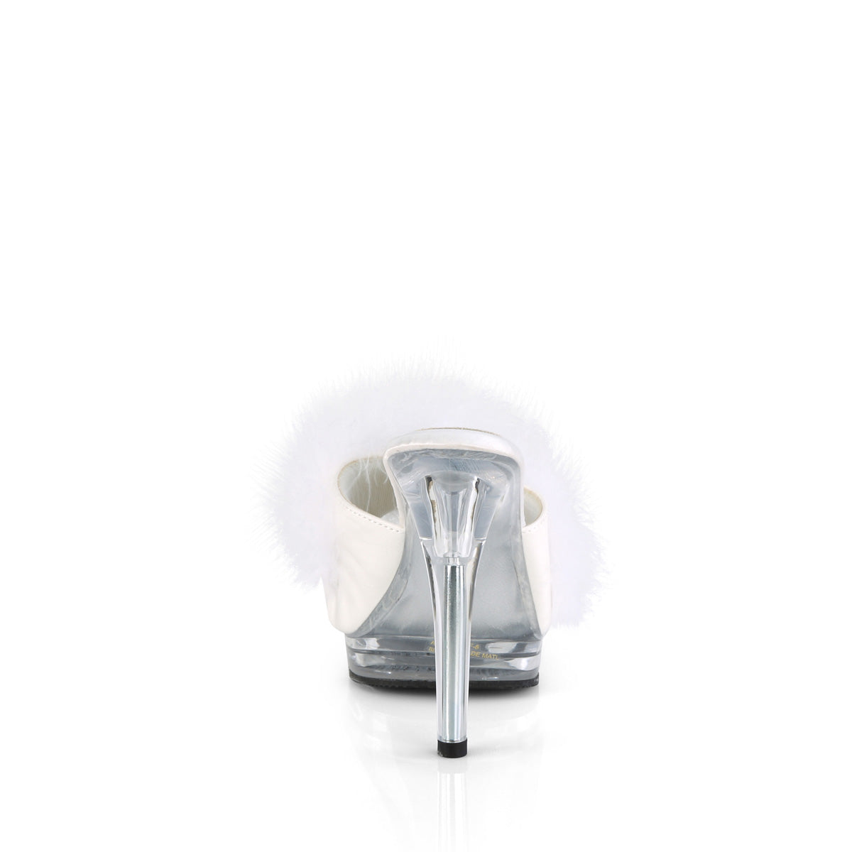 Fabulicious Sandalias GLORY-501F-8 WHT Faux de piel de piel / CLR