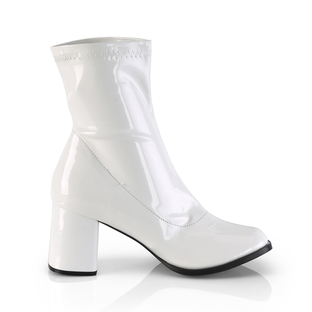 Funtasma Botas de tobillo para mujer Gogo-150 WHT STR PAT
