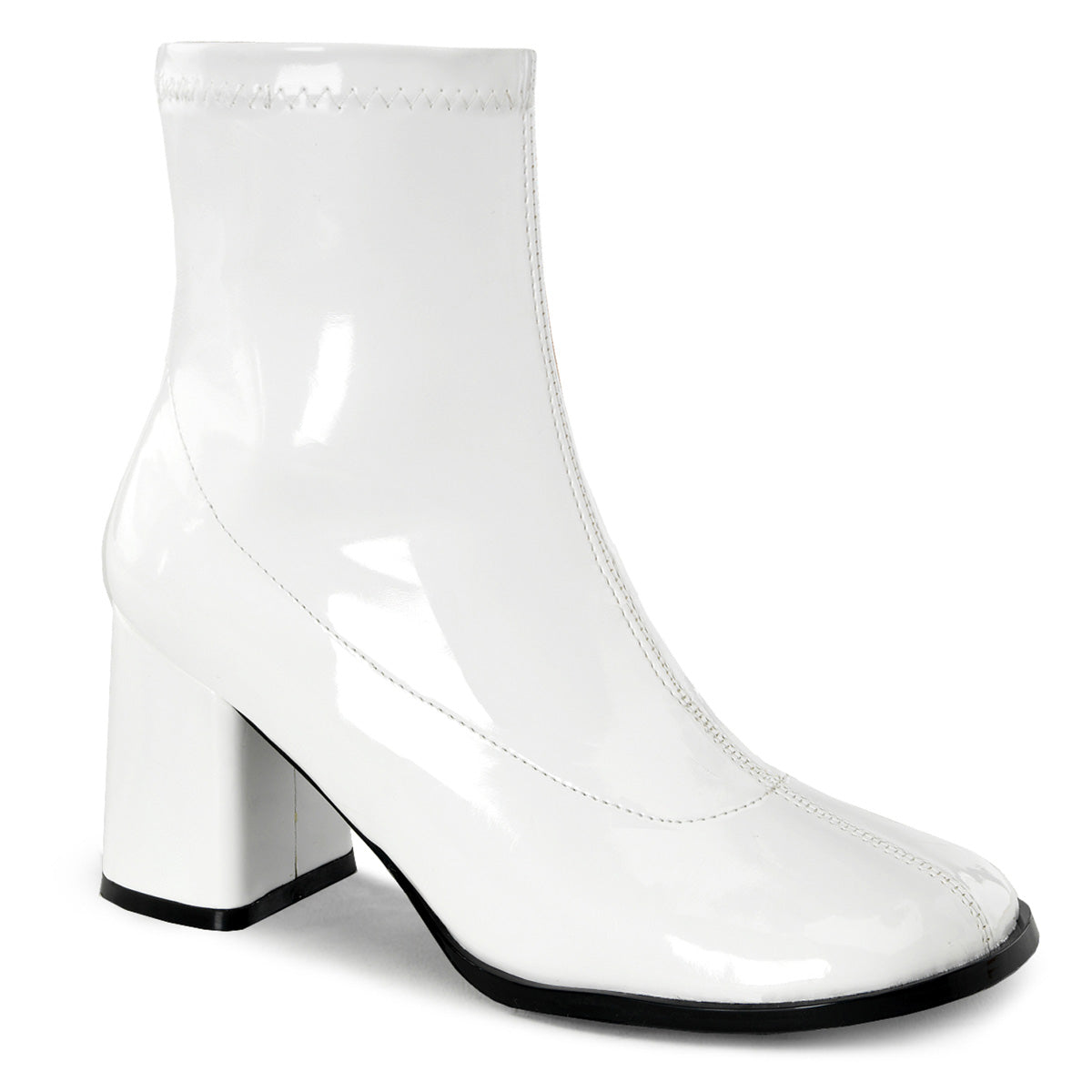 Funtasma Botas de tobillo para mujer Gogo-150 WHT STR PAT