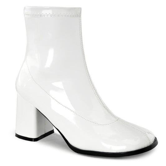 Funtasma Botas de tobillo para mujer Gogo-150 WHT STR PAT