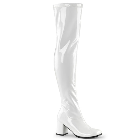 Funtasma Botas de mujer Gogo-3000 WHT STR PAT