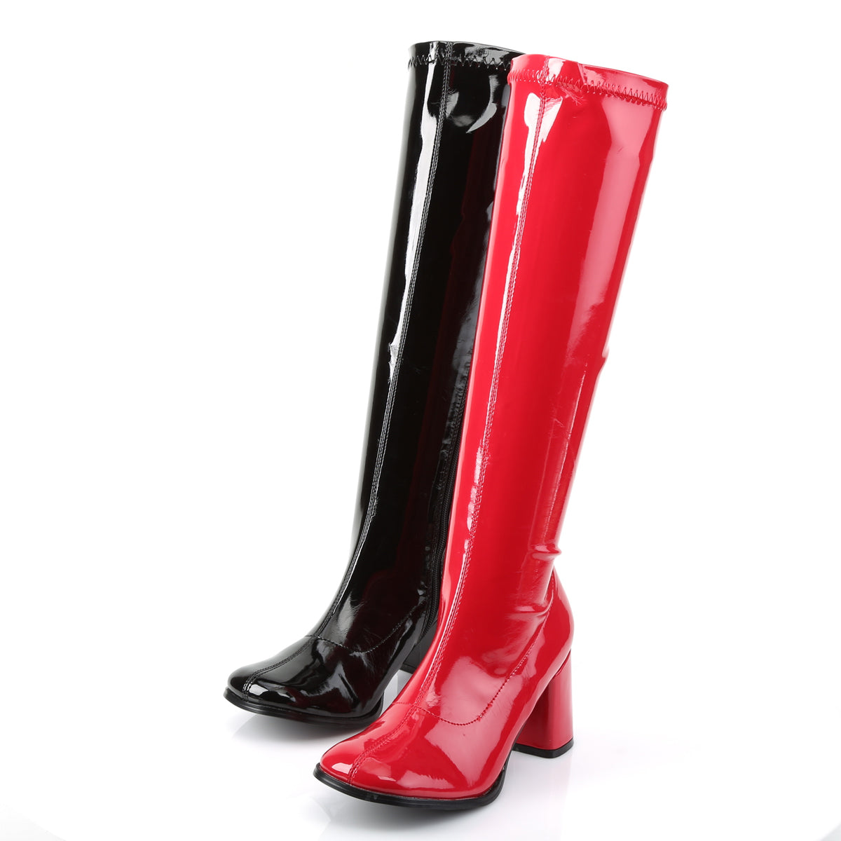 Funtasma Botas de mujer Gogo-300HQ Blk-Red Pat