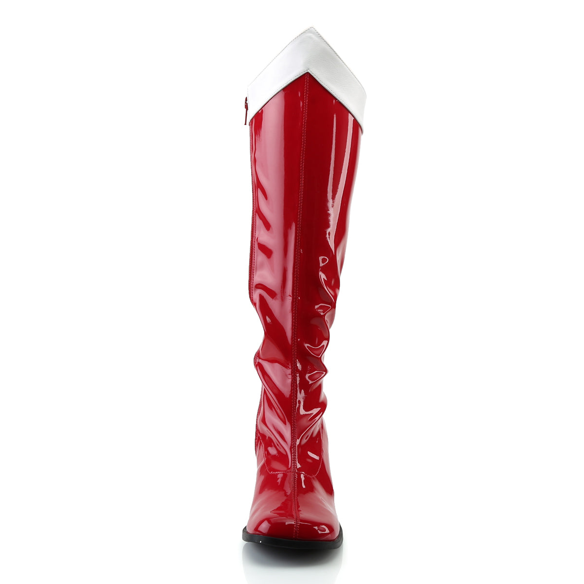 Funtasma Botas de mujer Gogo-306 Red-wht estirar pat