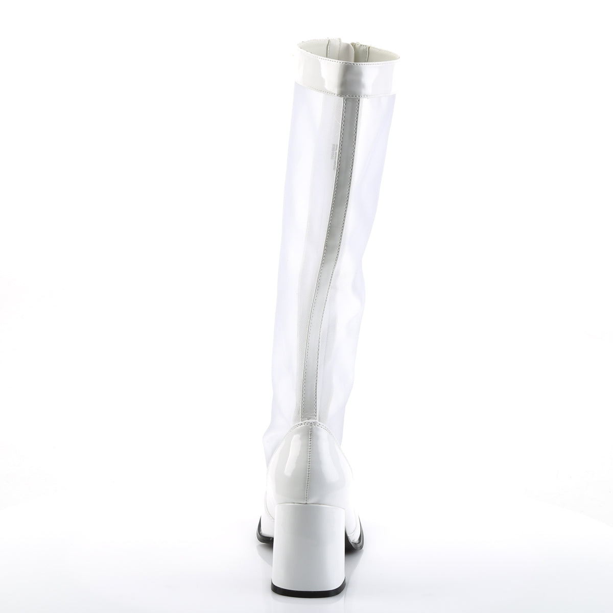 Funtasma Botas de mujer Gogo-307 WHT STR Pat-Mesh