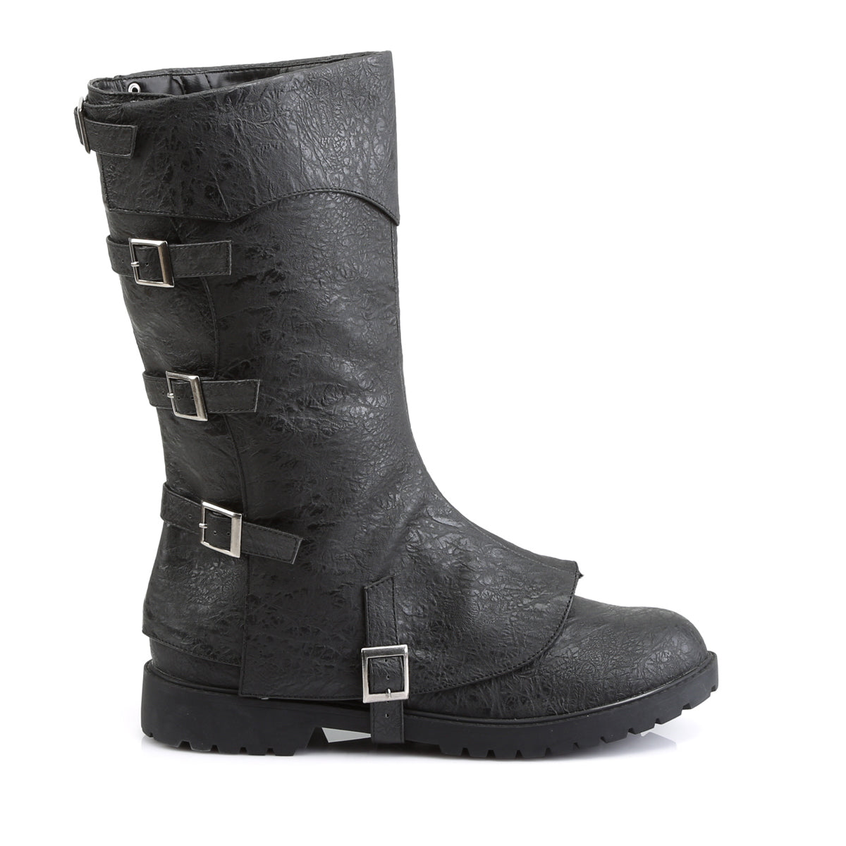 Funtasma Botas para hombre GOTHAM-105 BLK PU angustiada