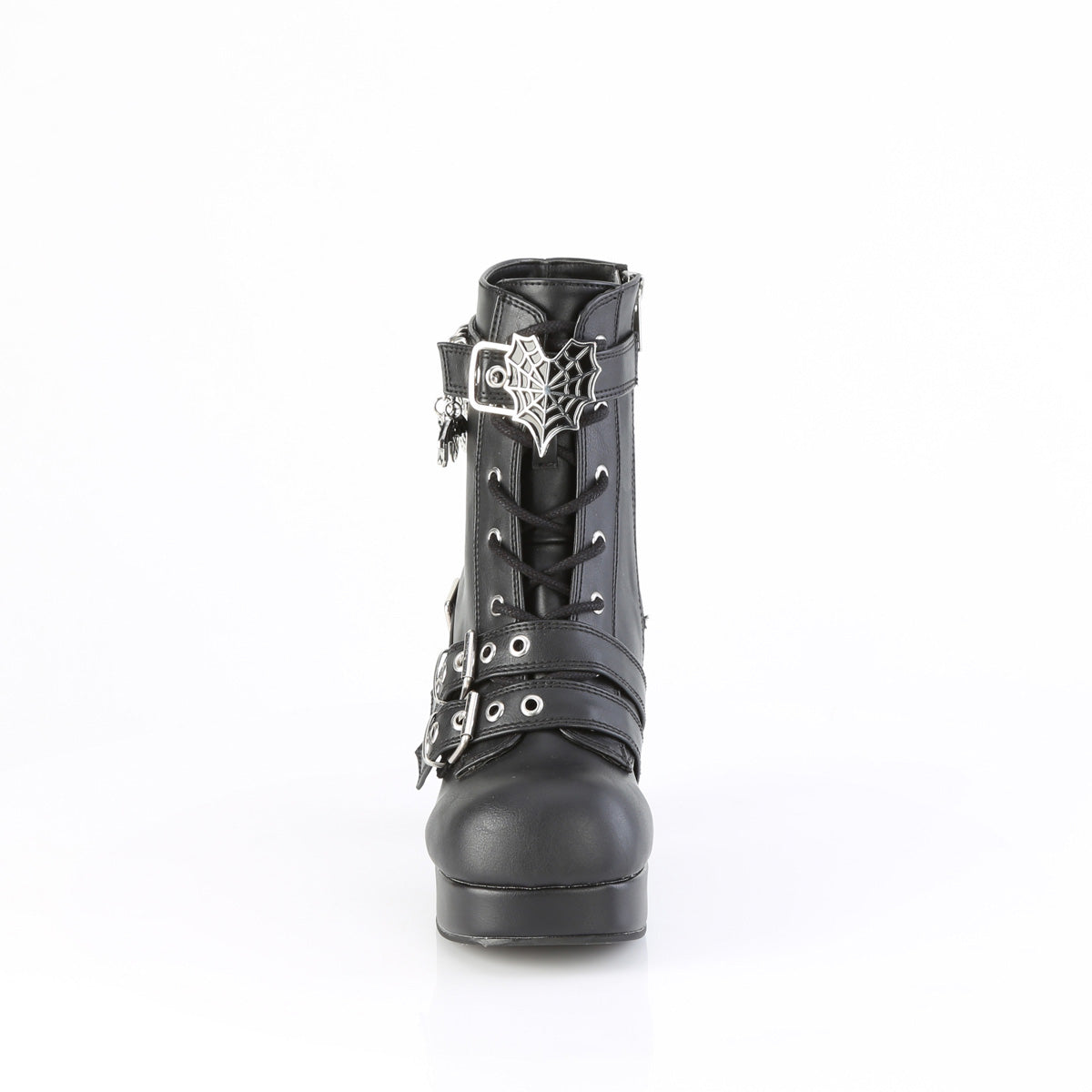 DemoniaCult GOTHIKA-66 Blk Vegan Leather