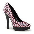 Pin Up Couture Bombas de mujer HARLOW-01 B. PUN PUN (impresión de guepardo)