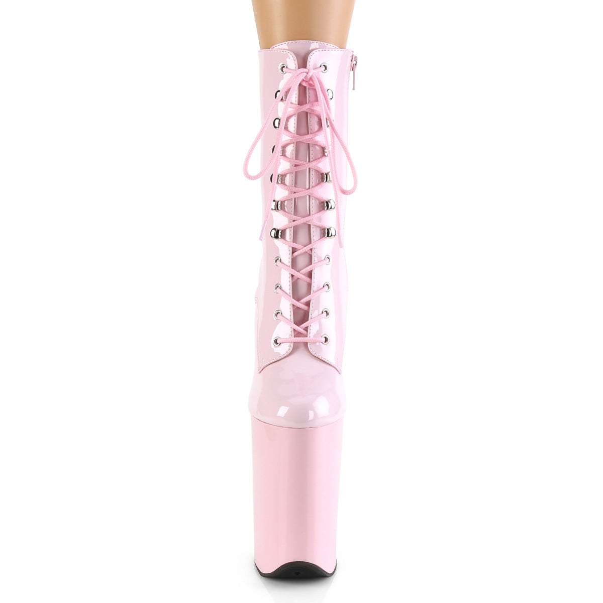 Pleaser Botas de tobillo para mujer INFINITY-1020 B. PAT / B rosa. Rosa