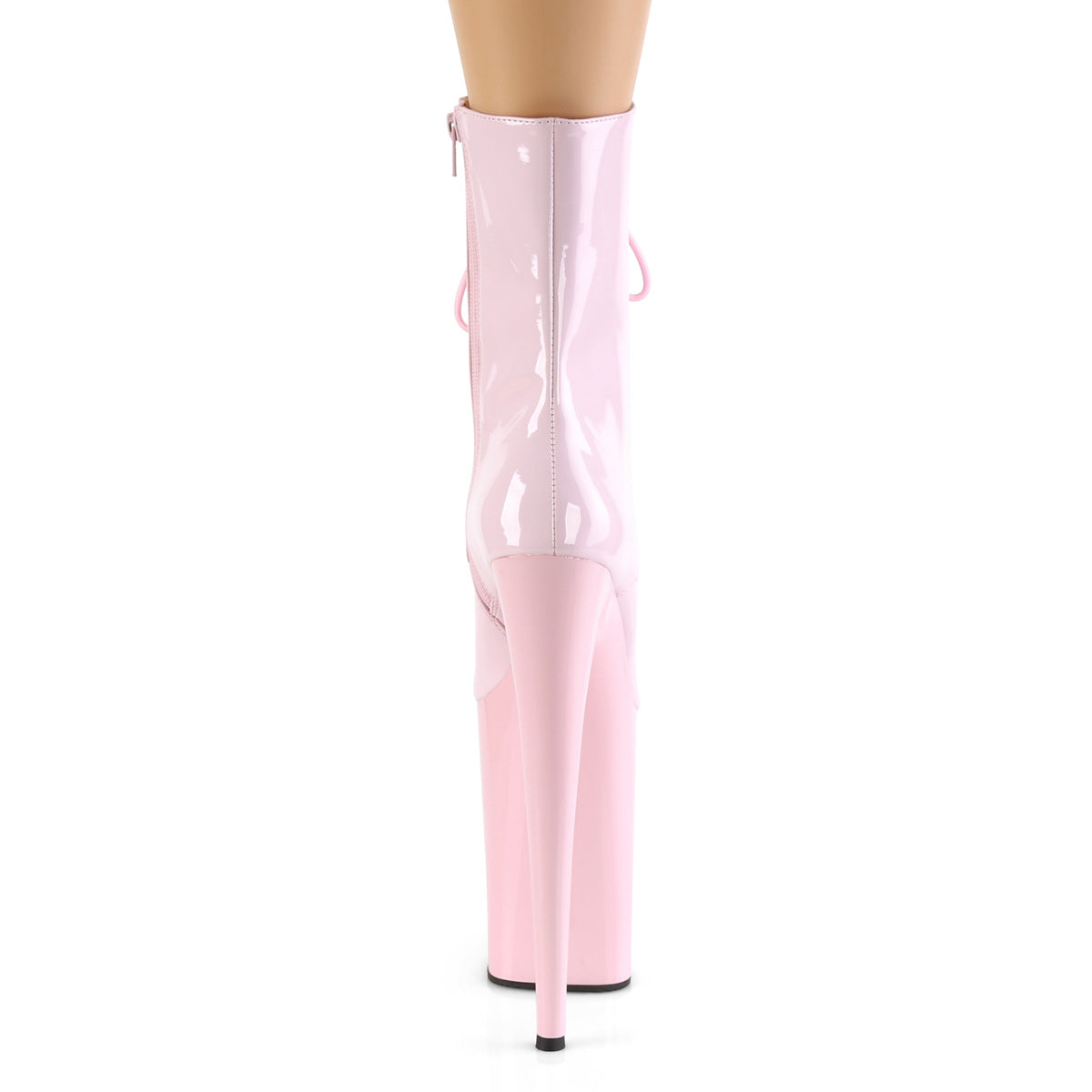 Pleaser Botas de tobillo para mujer INFINITY-1020 B. PAT / B rosa. Rosa
