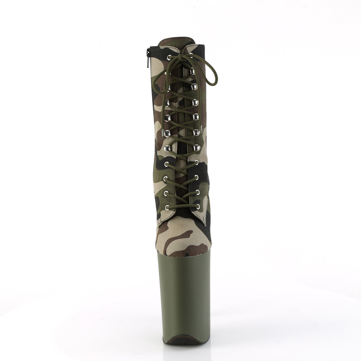 Pleaser Botines INFINITY-1020CAMO TELA DE CAMO GREEN/DARK Olive Mate