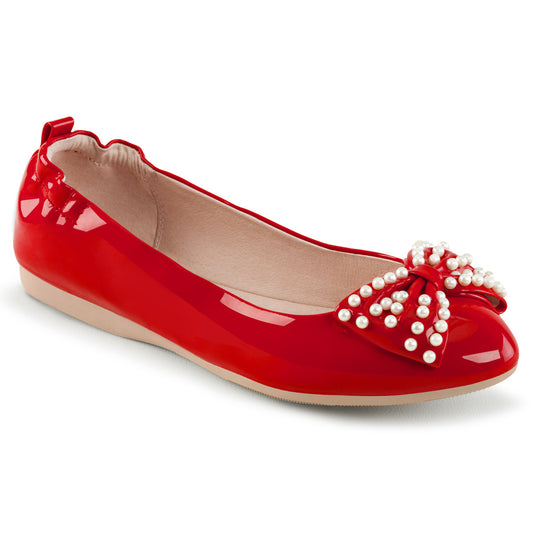 Pin Up Couture Bombas para mujer IVY-09 Red Pat