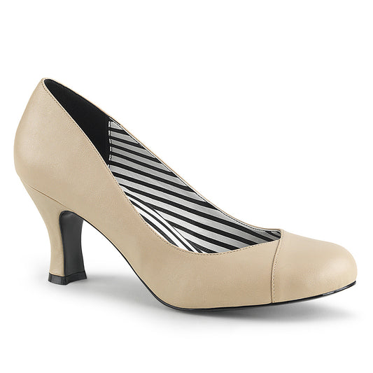 Pleaser Pink Label Bombas para mujer JENNA-01 crema de piel sintética