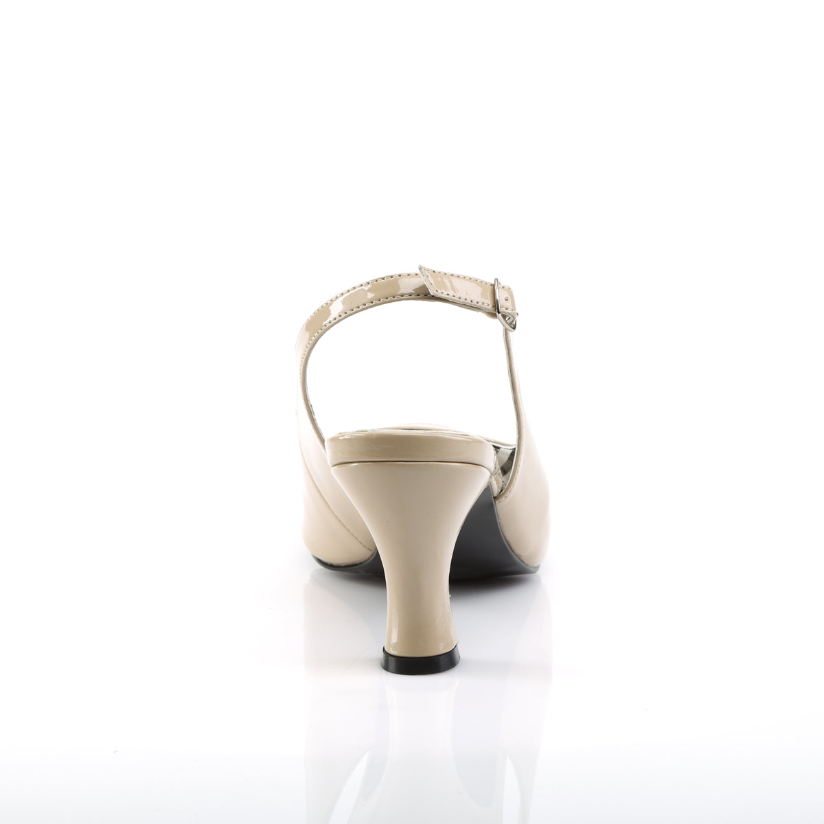 Pleaser Pink Label Bombas para mujer JENNA-02 Crema Pat
