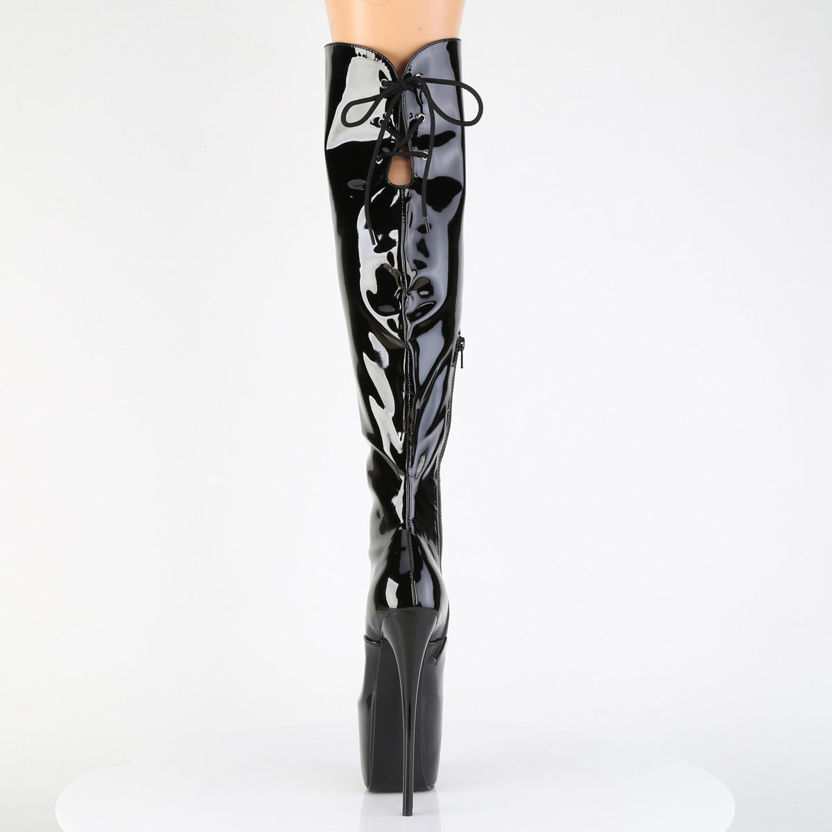 Pleaser Women's Platform Shoes JUBILANT-3012 Blk Str. Pat