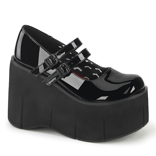 DemoniaCult Bombas de mujer KERA-08 Blk Pat