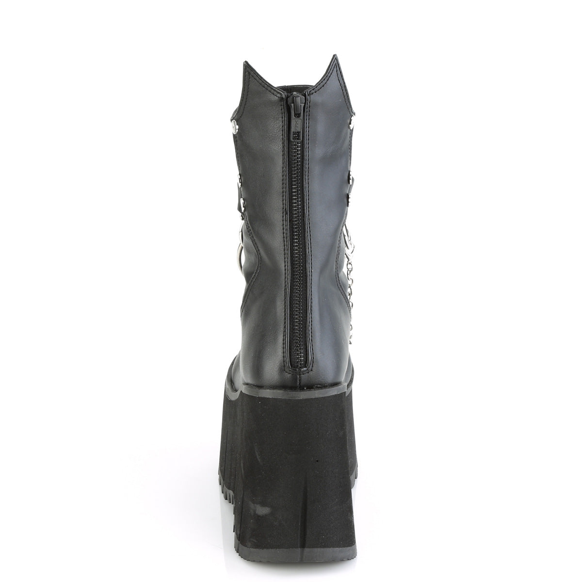 DemoniaCult Botines KERA-130 BLK de cuero vegano
