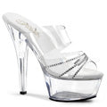 Pleaser Womens KISS-202R Clr/Clr