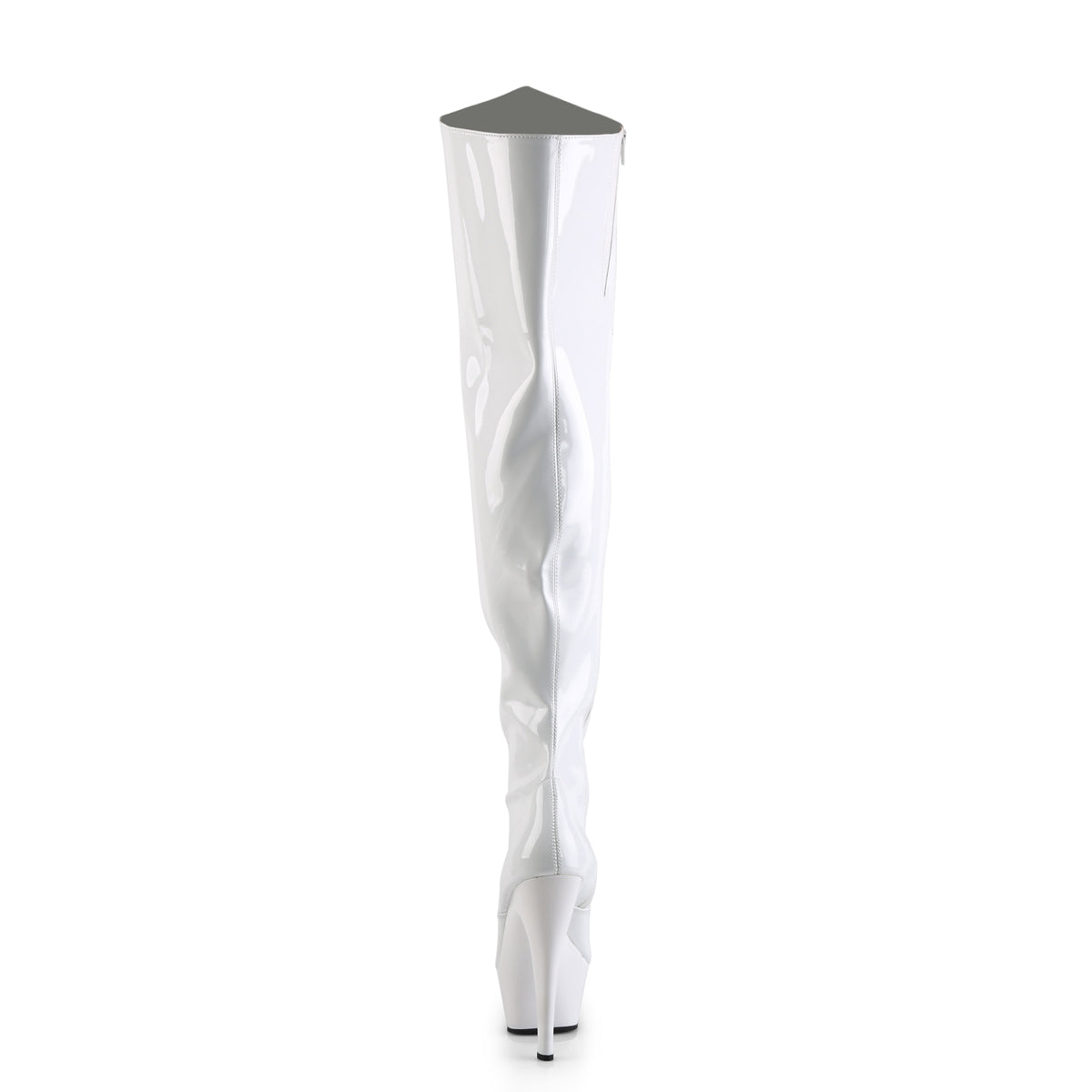 Pleaser Botas de mujer KISS-3010 WHT PAT / WHT