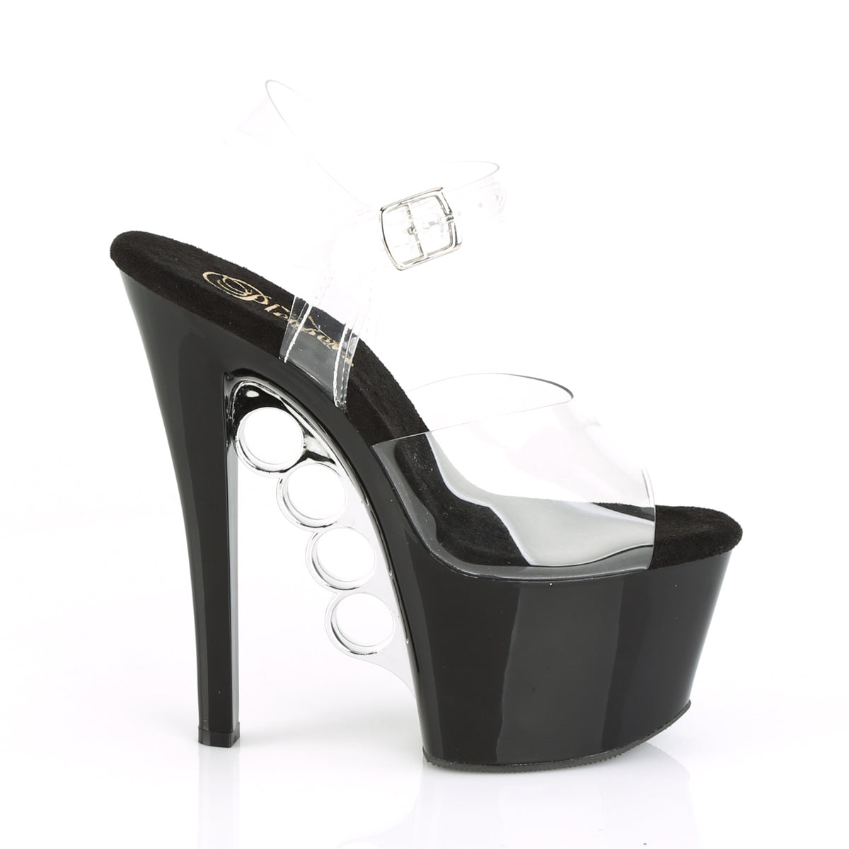 Pleaser Sandalias para mujer KNUCKS-708 clr / blk