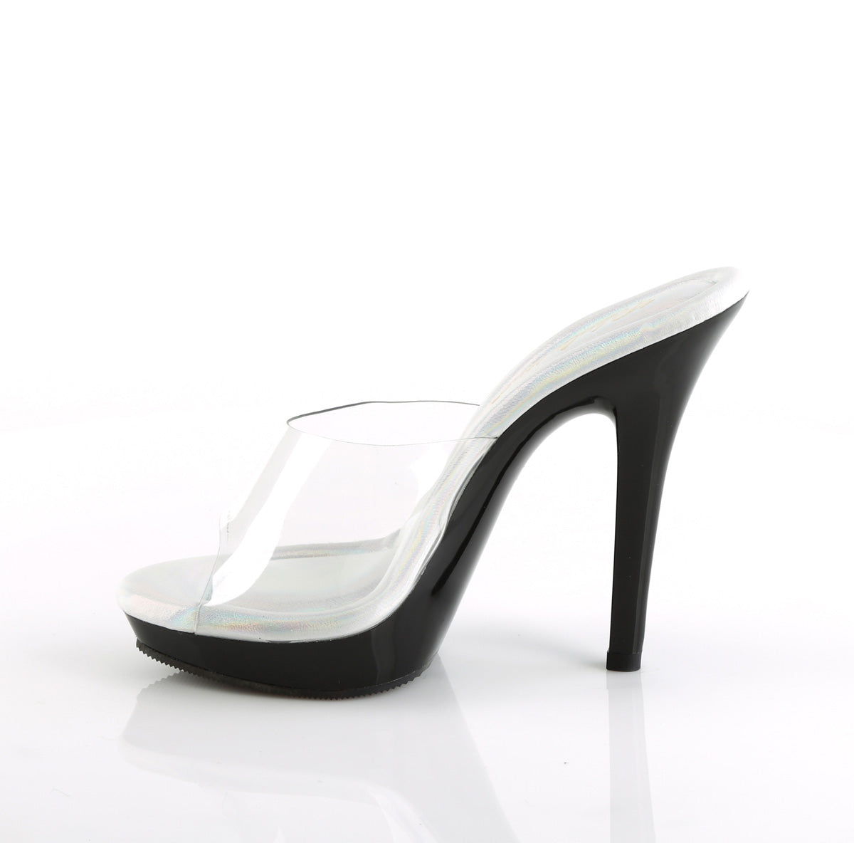 Fabulicious Sandalias para mujer LIP-101 clr-slv / blk