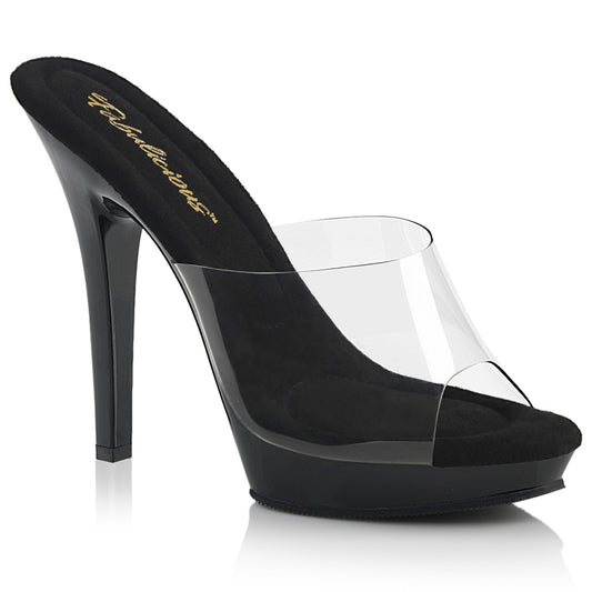 Fabulicious Sandalias para mujer LIP-101 clr / blk