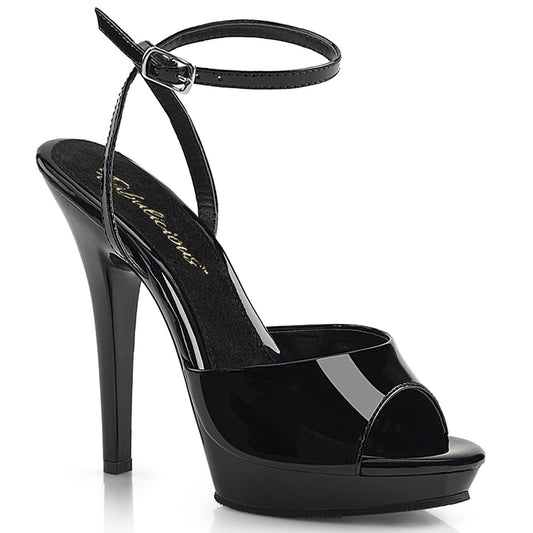 Fabulicious Sandalias para mujer LIP-125 BLK PAT / BLK