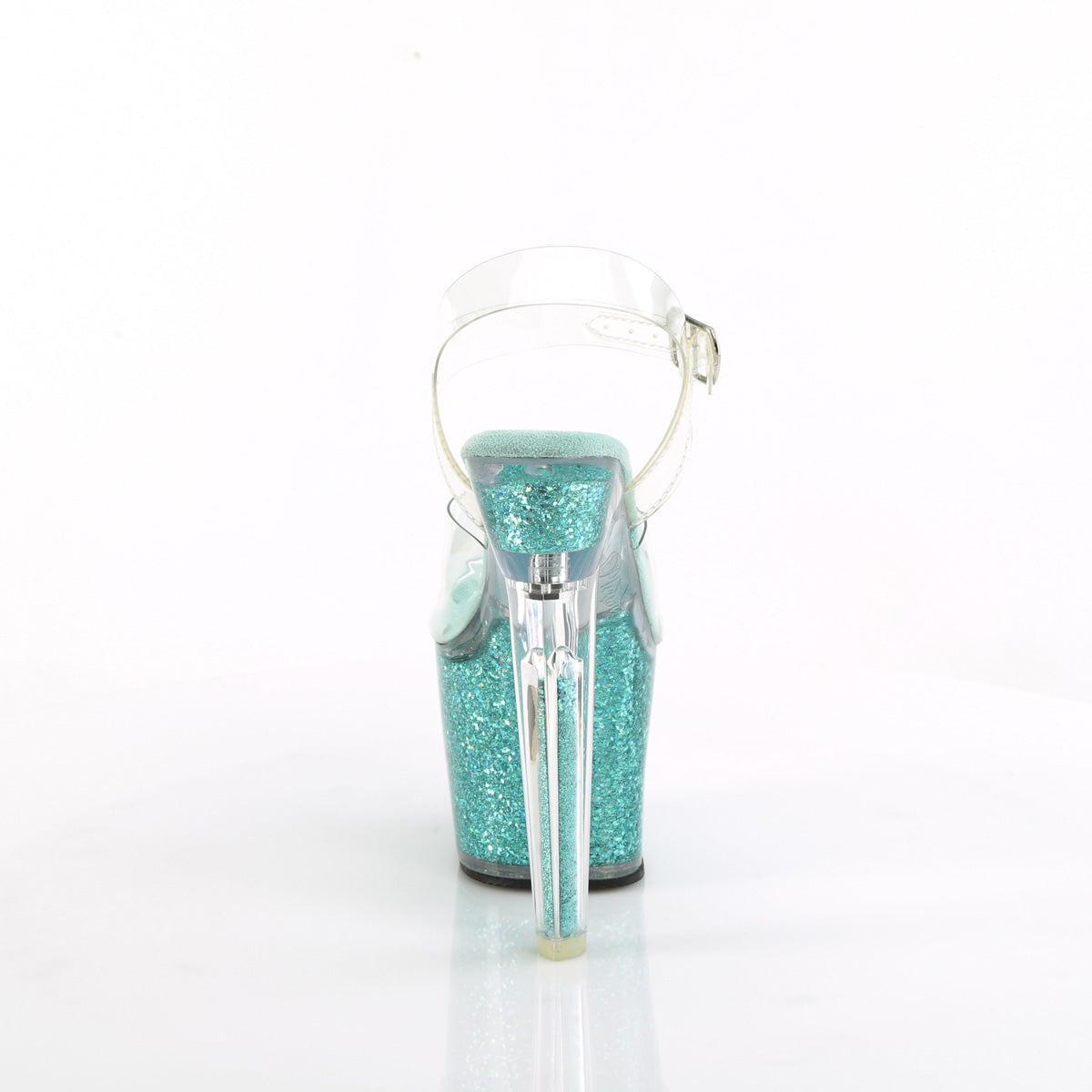 Pleaser LOVESICK-708sg CLR/Aqua Multi Iridescent Killitters
