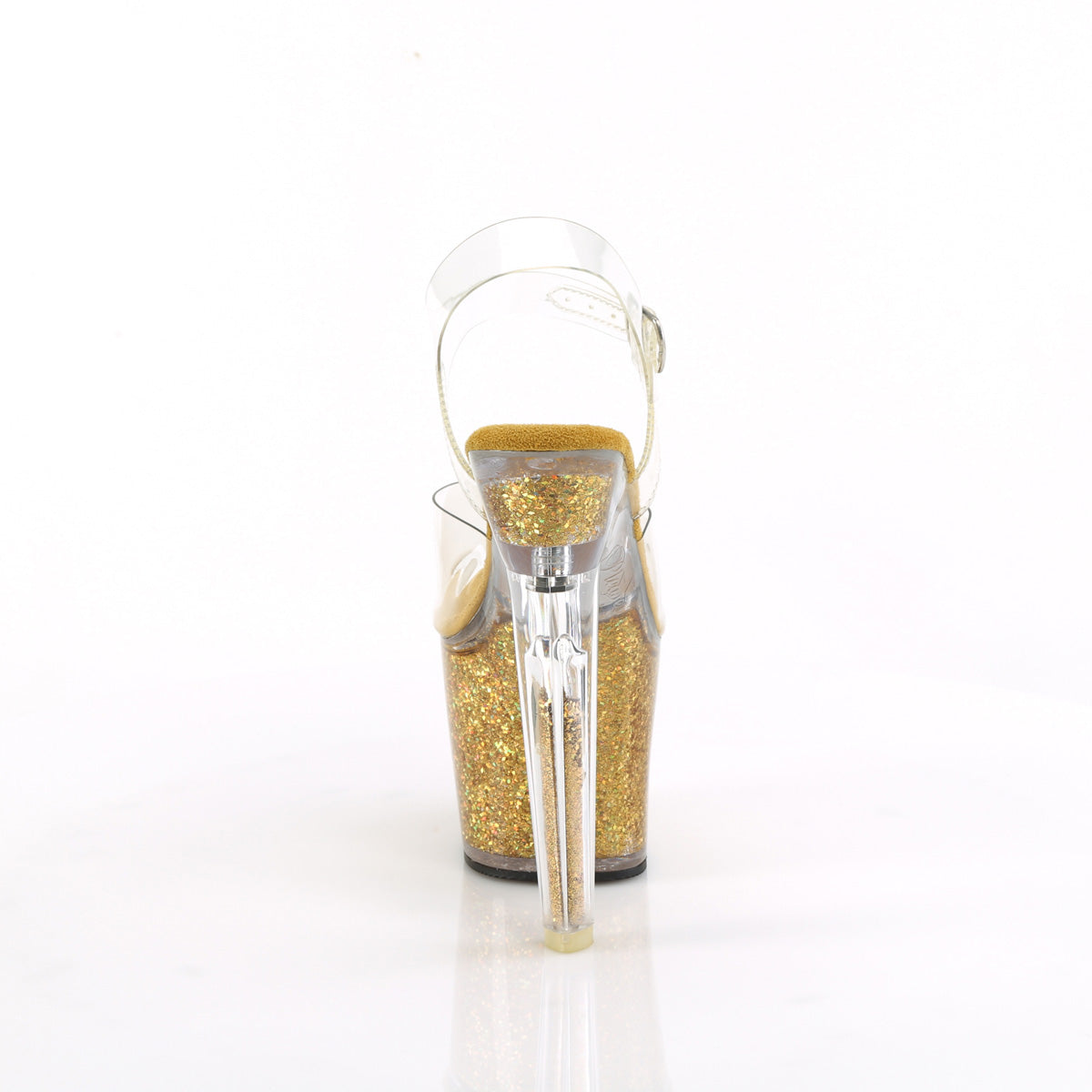 Pleaser LOVESICK-708sg CLR/Gold Multi Iridescent Brillings