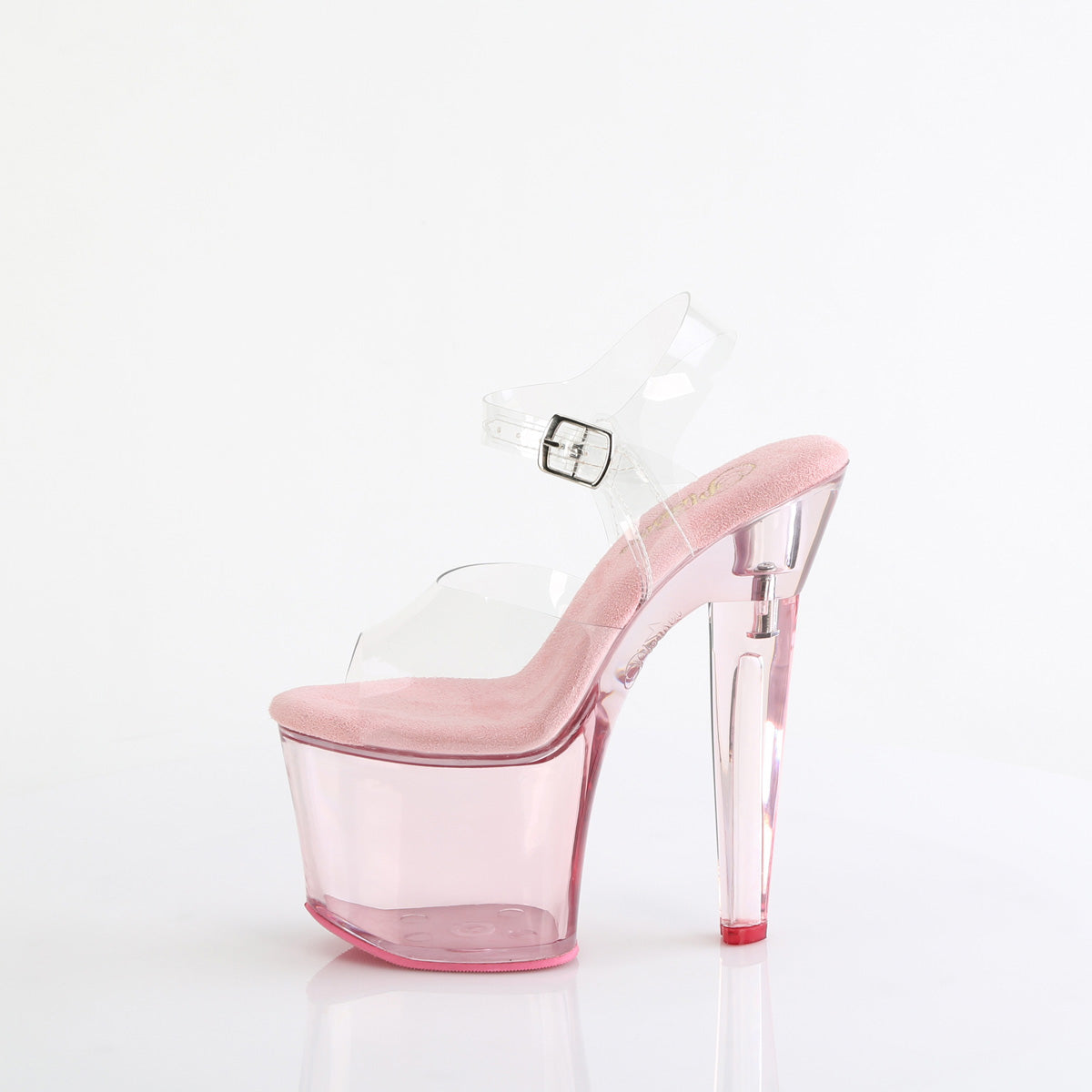 Pleaser LOVESICK-708t clr/b. Rosa teñido