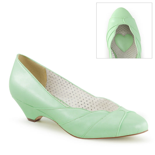 Pin Up Couture Bombas para mujer LULU-05 menta de piel sintética