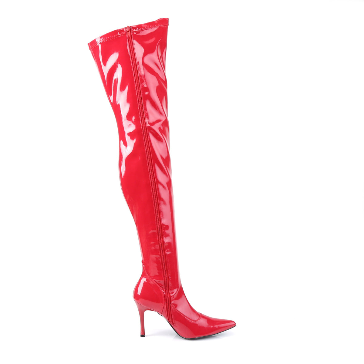 Funtasma Botas de mujer LUST-3000 Red Str Pat