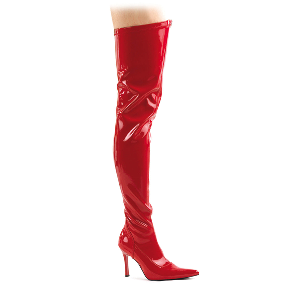 Funtasma Botas de mujer LUST-3000 Red Str Pat