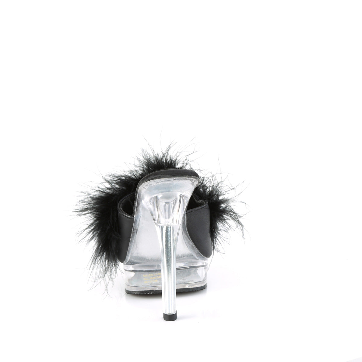 Fabulicious Sandalias MAJESTY-501F-8 BLK Faux de piel de piel / CLR