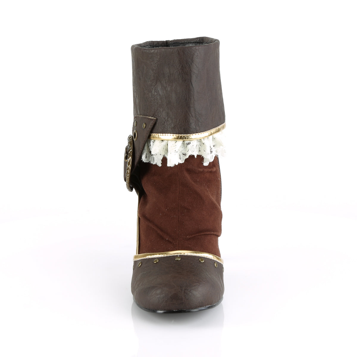 Funtasma Botas de mujer MATEY-115 Microfibra de PU angustiada marrón