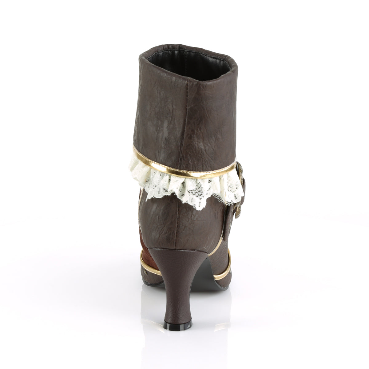 Funtasma Botas de mujer MATEY-115 Microfibra de PU angustiada marrón