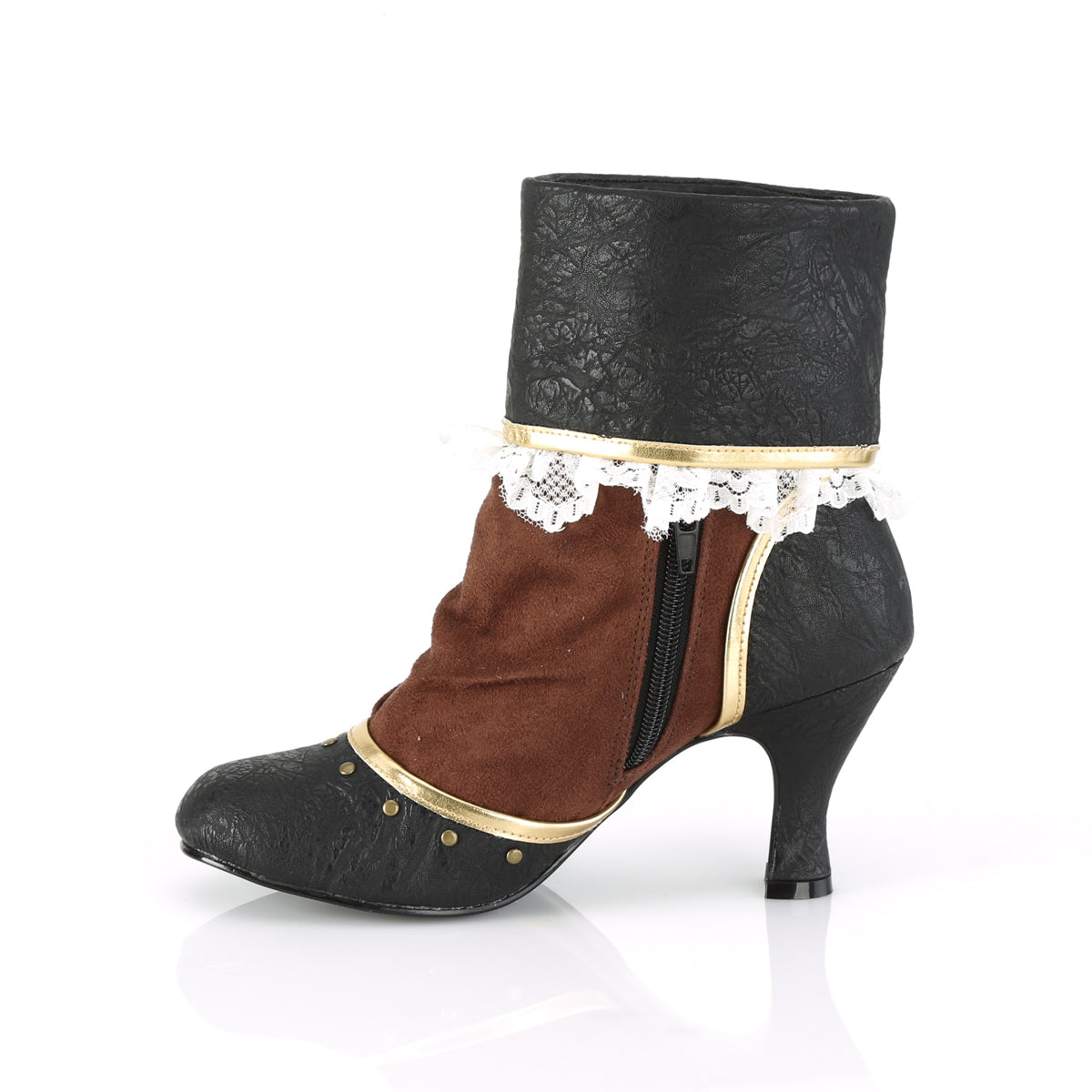 Funtasma Botas de mujer MATEY-115 BLK Microfibra de PU-Brown