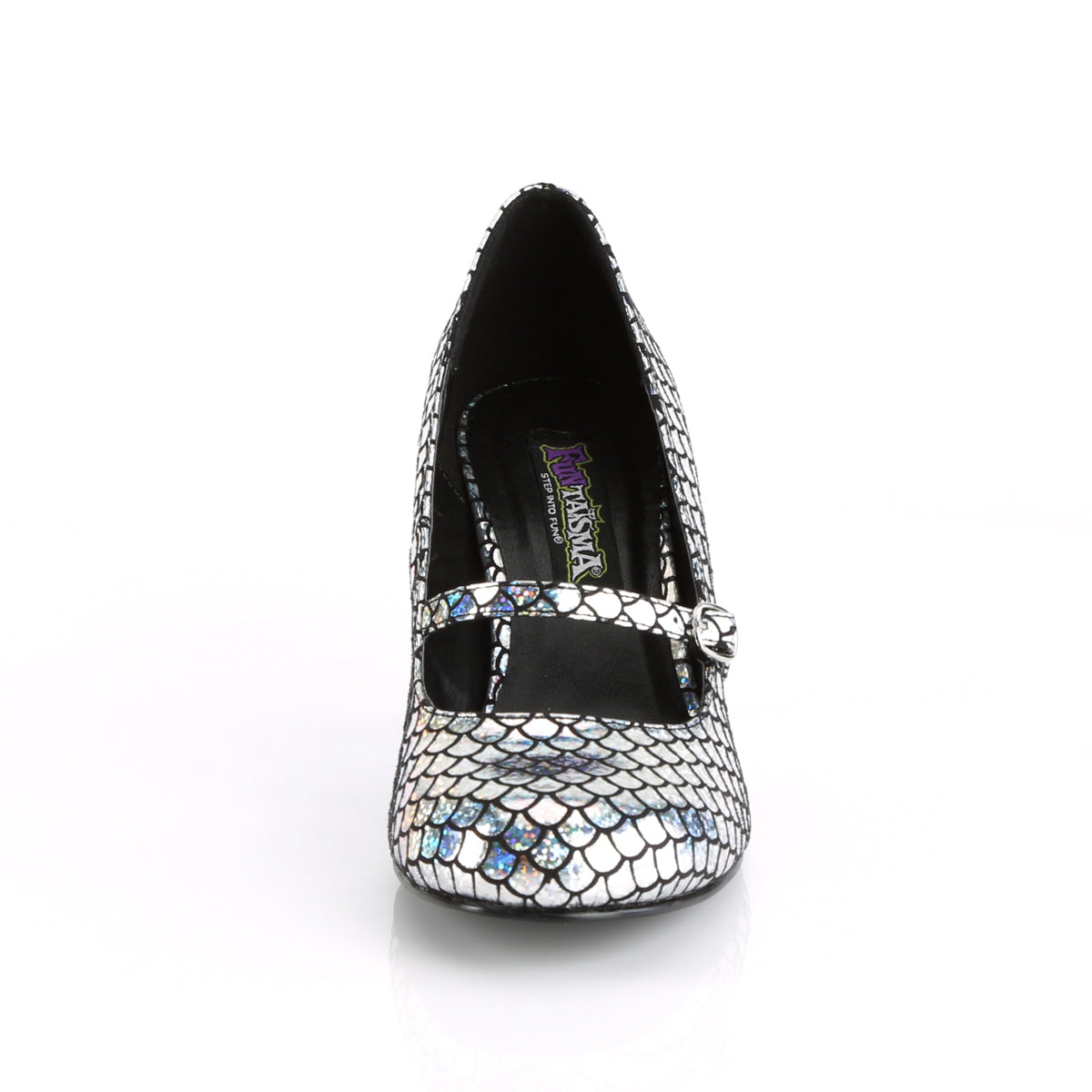 Funtasma Bombas para mujer Mermaid-70 holograma de plata PU