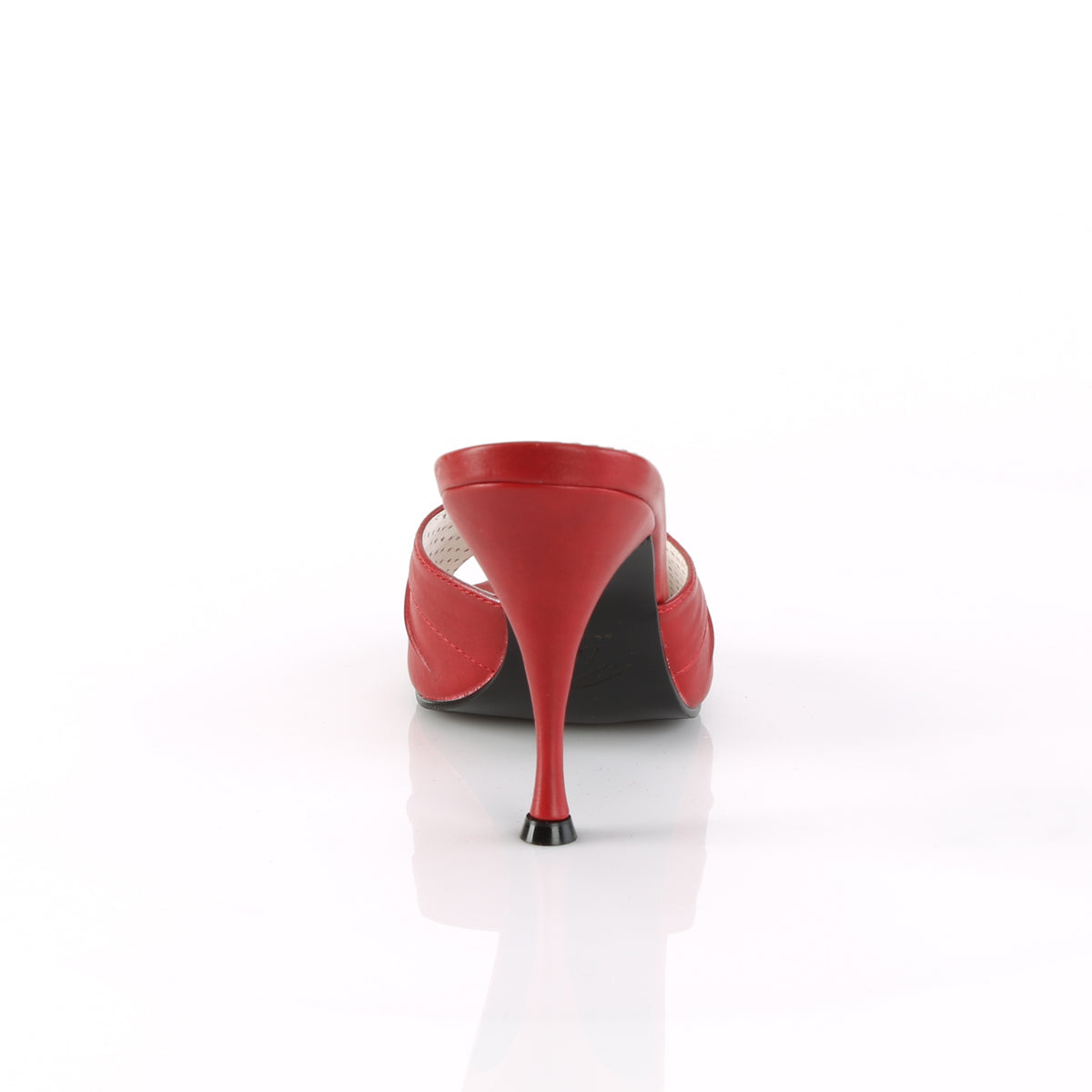 Pin Up Couture Bombas para mujer MONROE-01 Cuero Red Faux