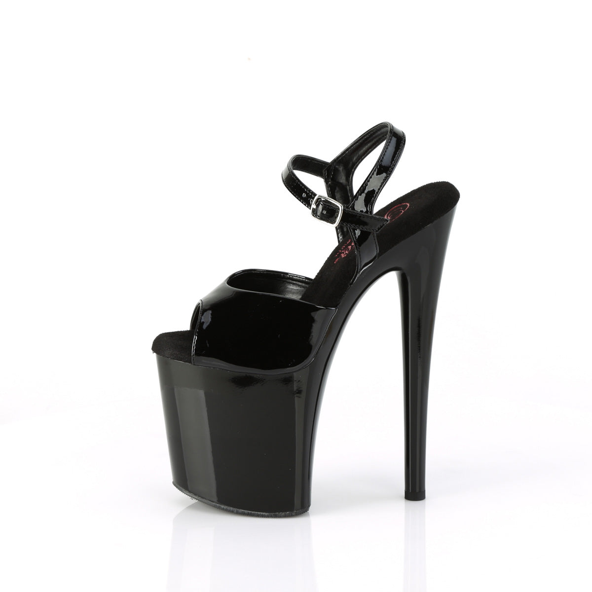 Pleaser Sandalias NAUGHTY-809 BLK PAT / BLK