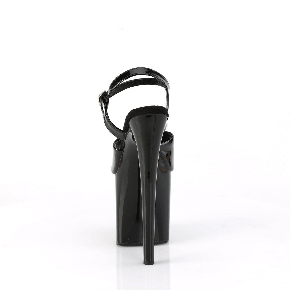 Pleaser Sandalias NAUGHTY-809 BLK PAT / BLK