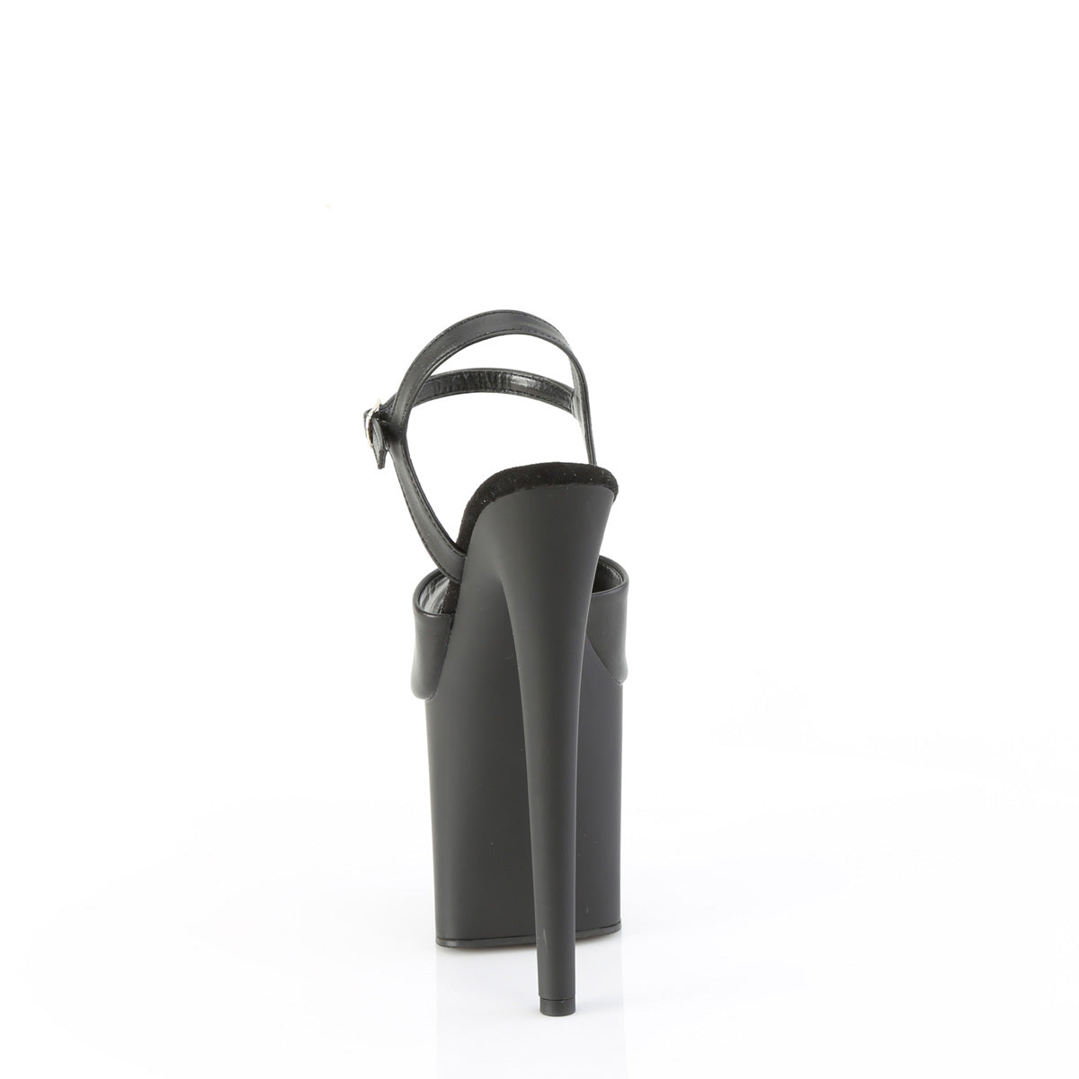 Pleaser NAUGHTY-809 BLK Faux Leather/Blk Matte