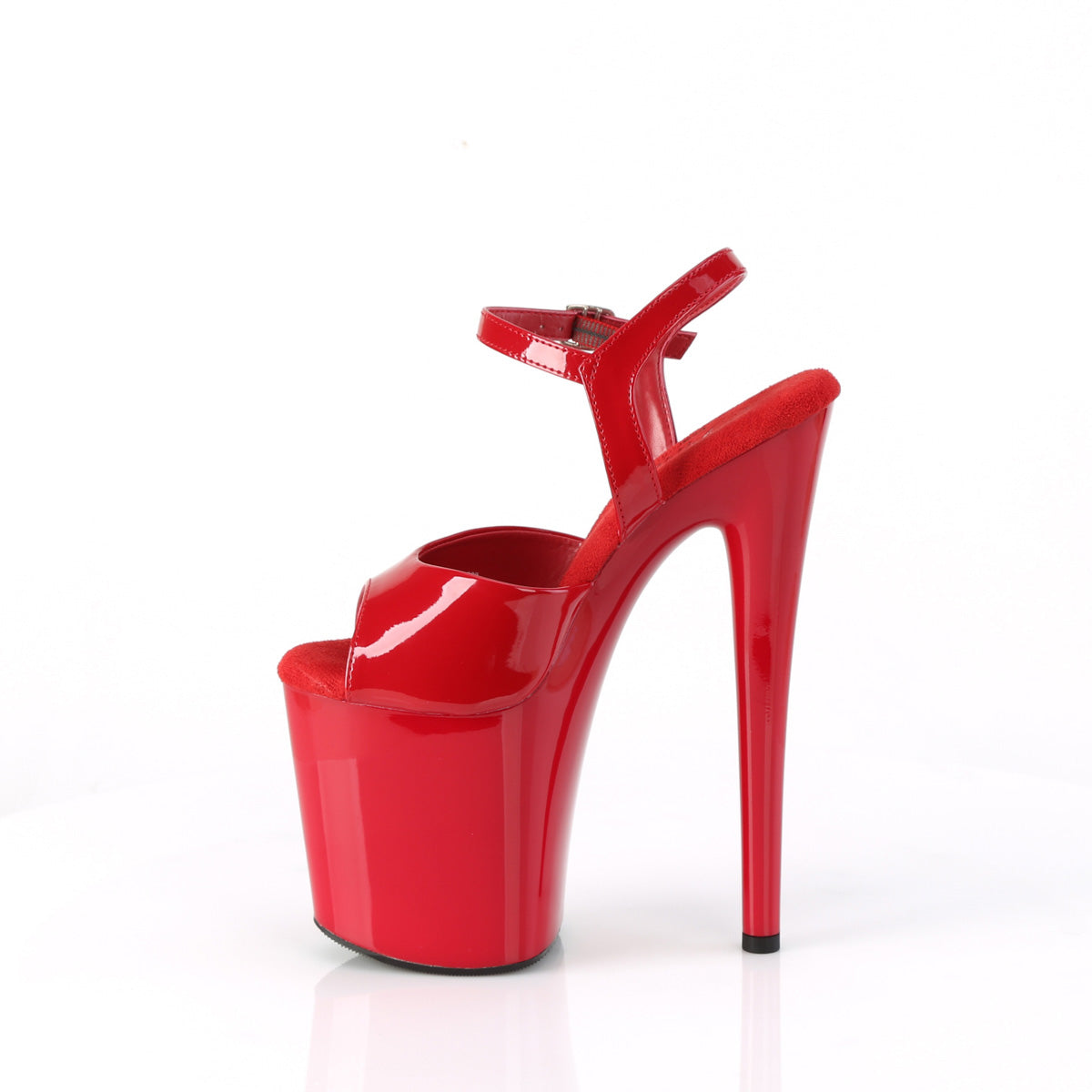 Pleaser Sandals NAUGHTY-809 Red Pat/Red