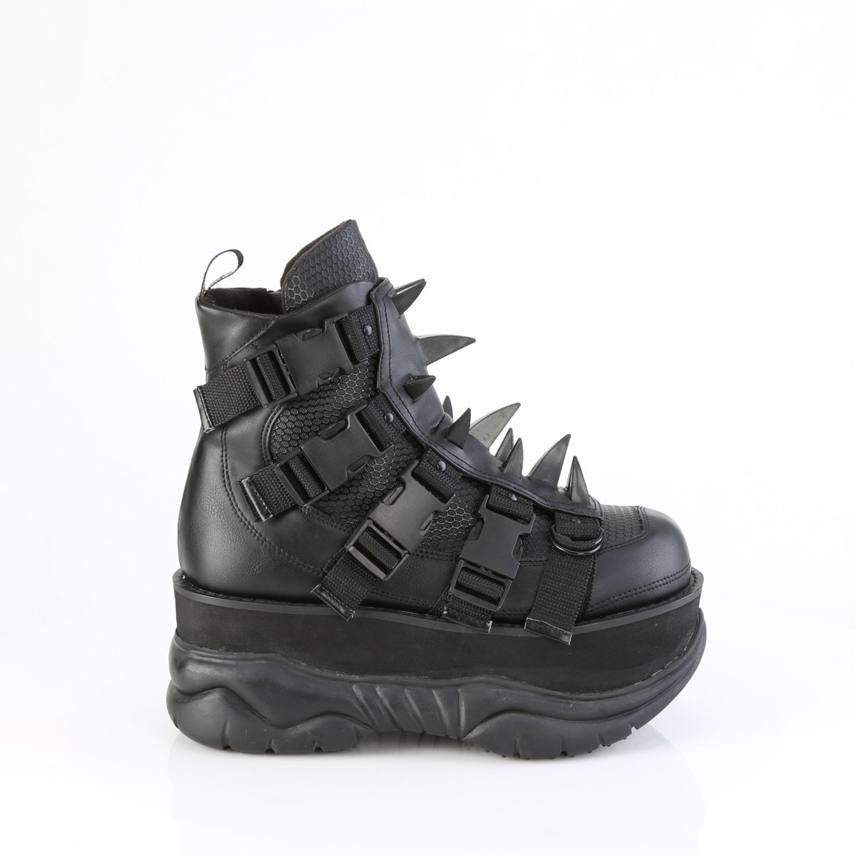 DemoniaCult NEPTUNE-68 Blk Vegan Leather