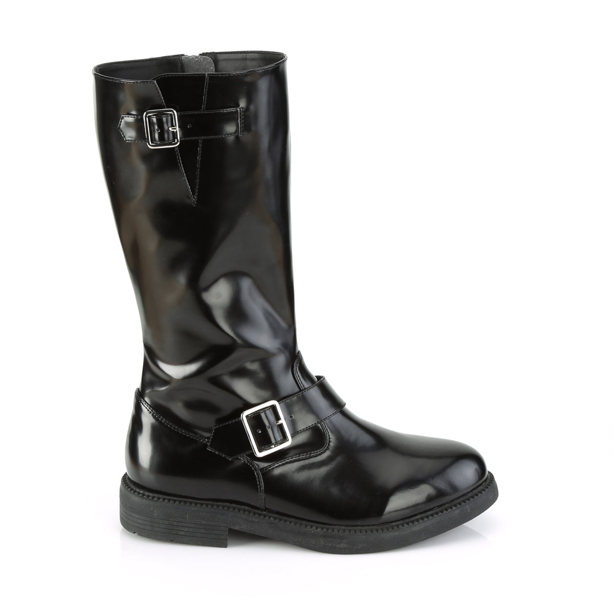 Funtasma Botas para hombre OFFICER-201 BLK NAPPA PU