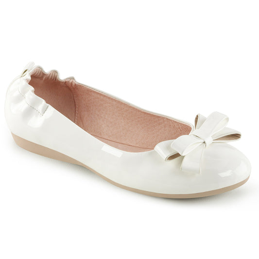 Pin Up Couture Bombas para mujer OLIVE-03 WHT PAT