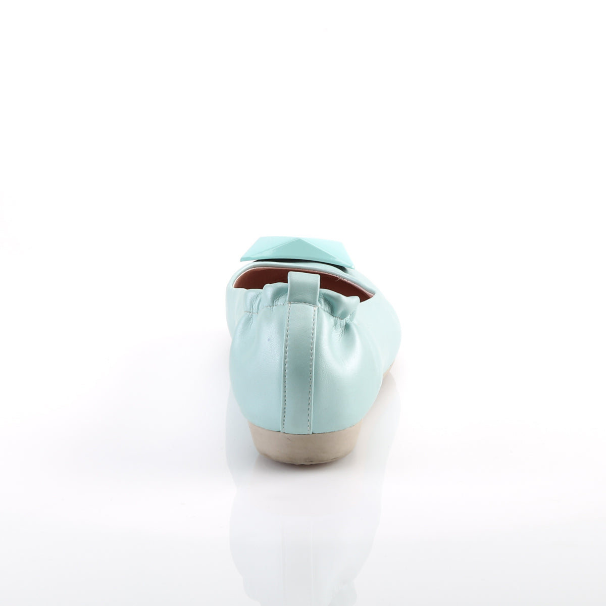 Pin Up Couture Bombas para mujer OLIVE-08 Aqua Faux Cuero