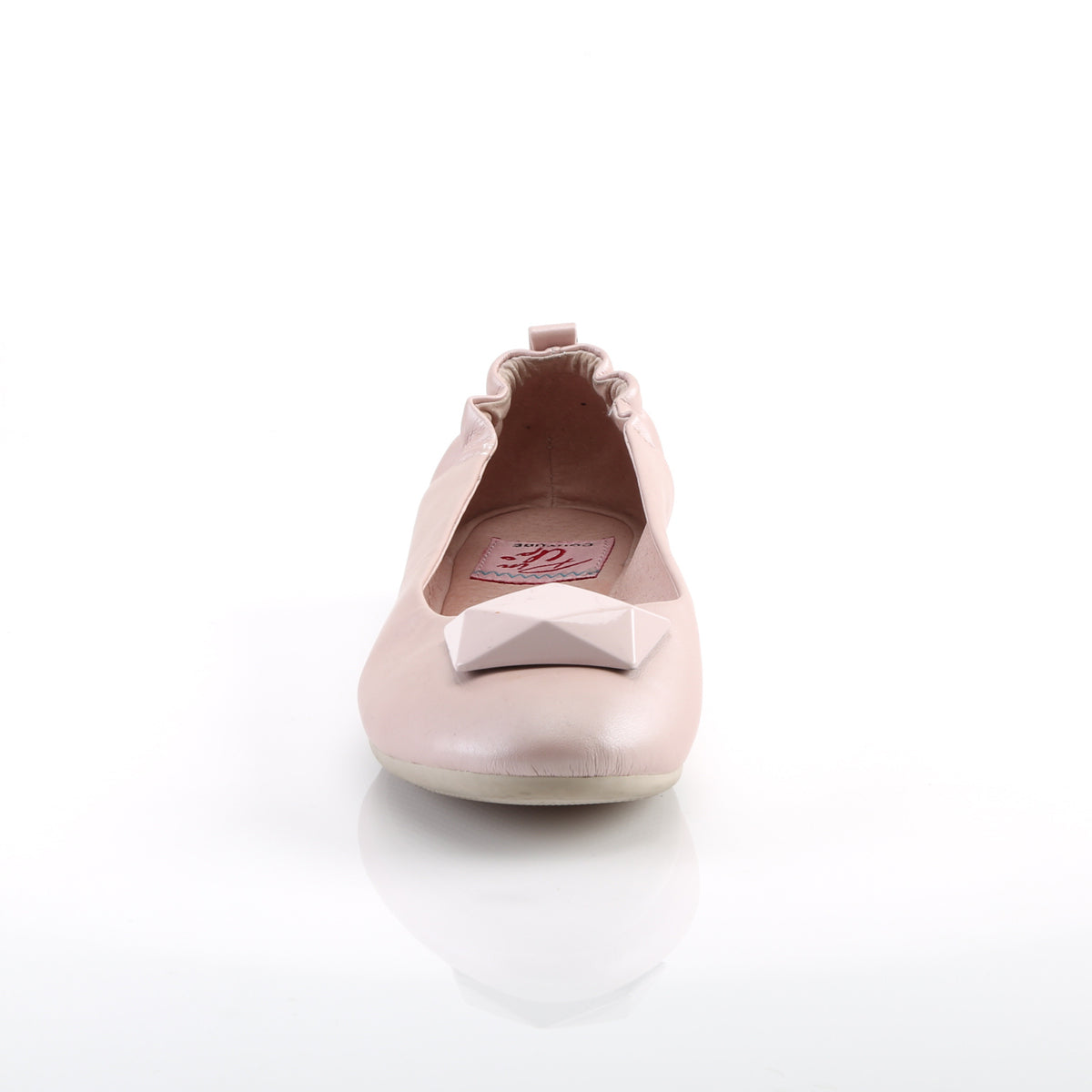 Pin Up Couture Bombas para mujer OLIVE-08 B. Cuero de imitación rosa
